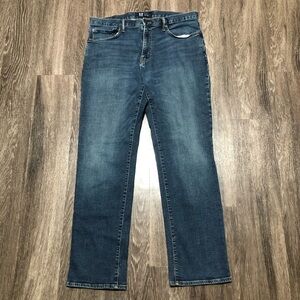 Gap Men's 36x32 Dark Indigo Straight Fit Denim Jeans